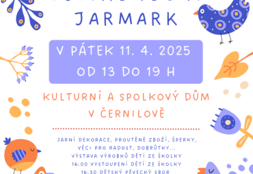 Registrace prodejců pro Velikonoční jarmark v KSD Černilov