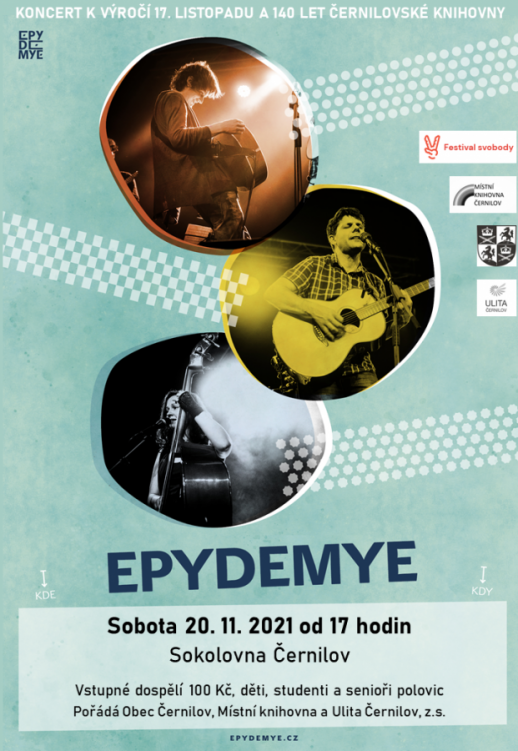 Koncert kapely Epydemye 20. 11.