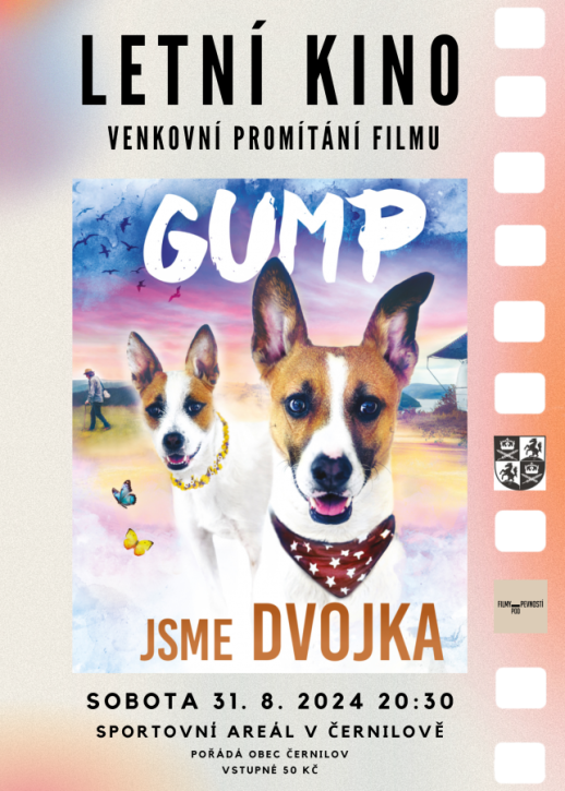 Letní kino - promítání filmu Gump jsme dvojka 