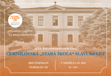 160 let staré školy v Černilově - 6. 10. 2024 